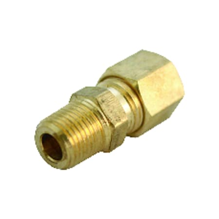 Jmf 1/4 in. Compression X 1/2 in. D MPT Brass Connector 4503314